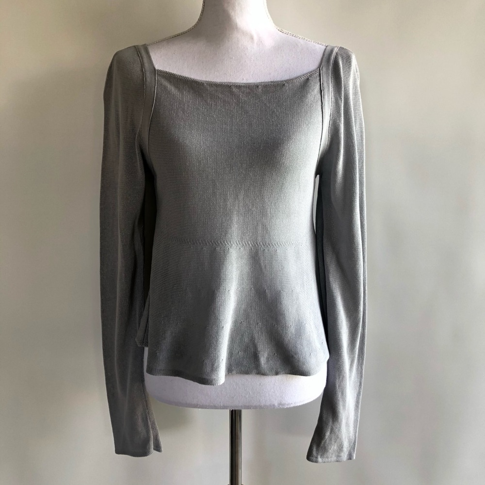 Sarah Pacini Square Neck Sweater - O/S